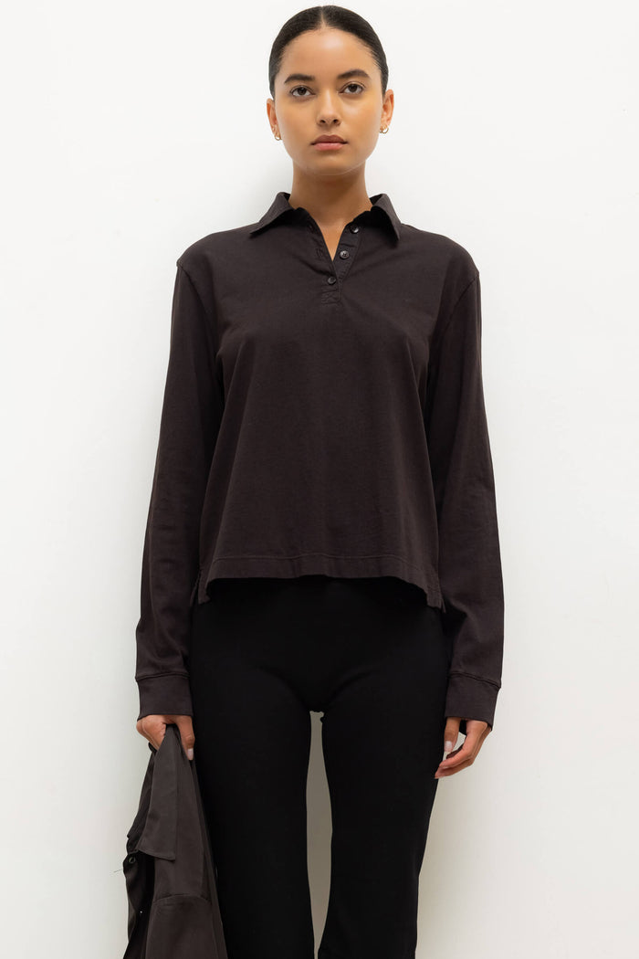 leset Margo Long Sleeve Polo Regular price $160 USD