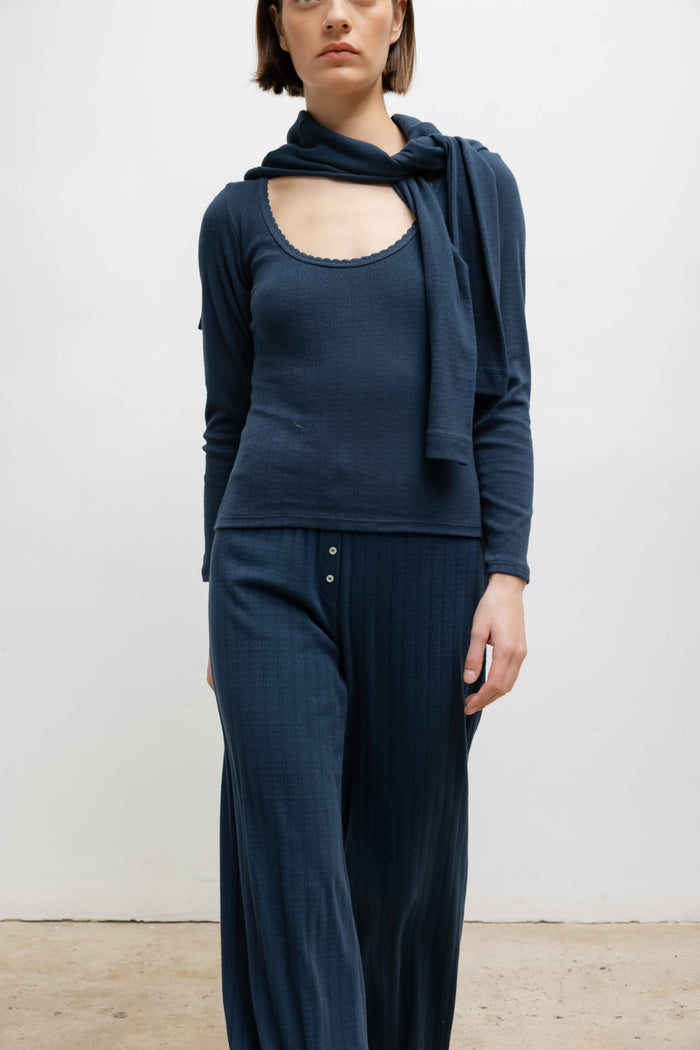 Leset Pointelle Boxer Pant Regular Price $120 USD