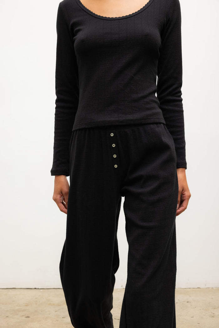 Leset Pointelle Boxer Pant Regular Price $120 USD