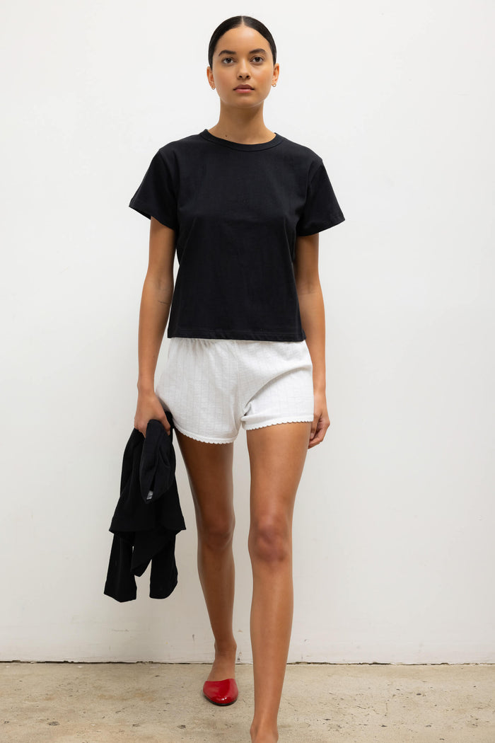 Leset Pointelle Mini Short Regular Price $98 USD