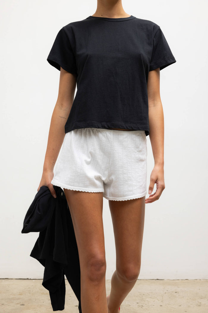 Leset Pointelle Mini Short Regular Price $98 USD