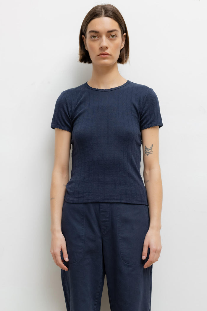 leset Pointelle Slim Fit Tee Regular price $88 USD