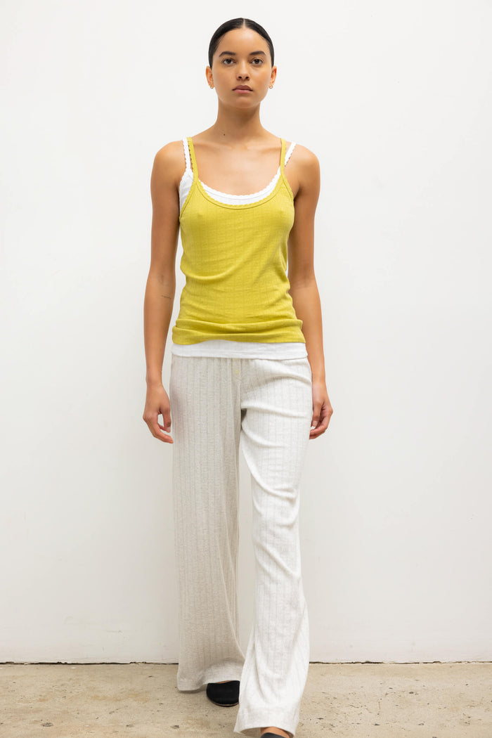 Leset Pointelle Tank Regular Price $78 USD