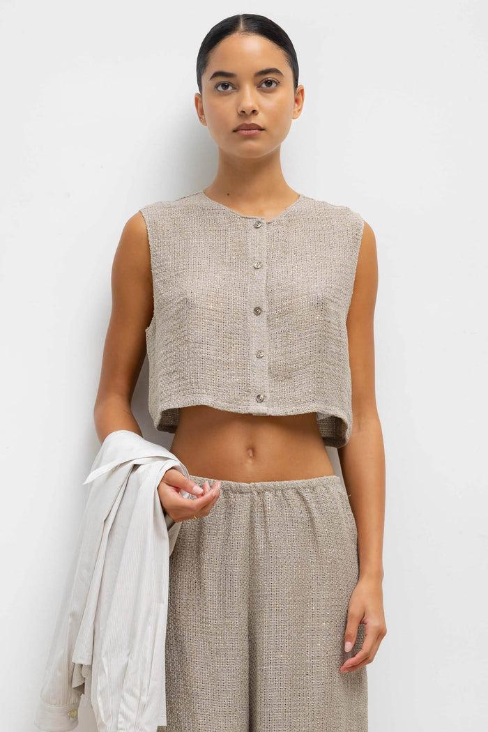 leset Stella Crewneck Vest Regular price $250 USD