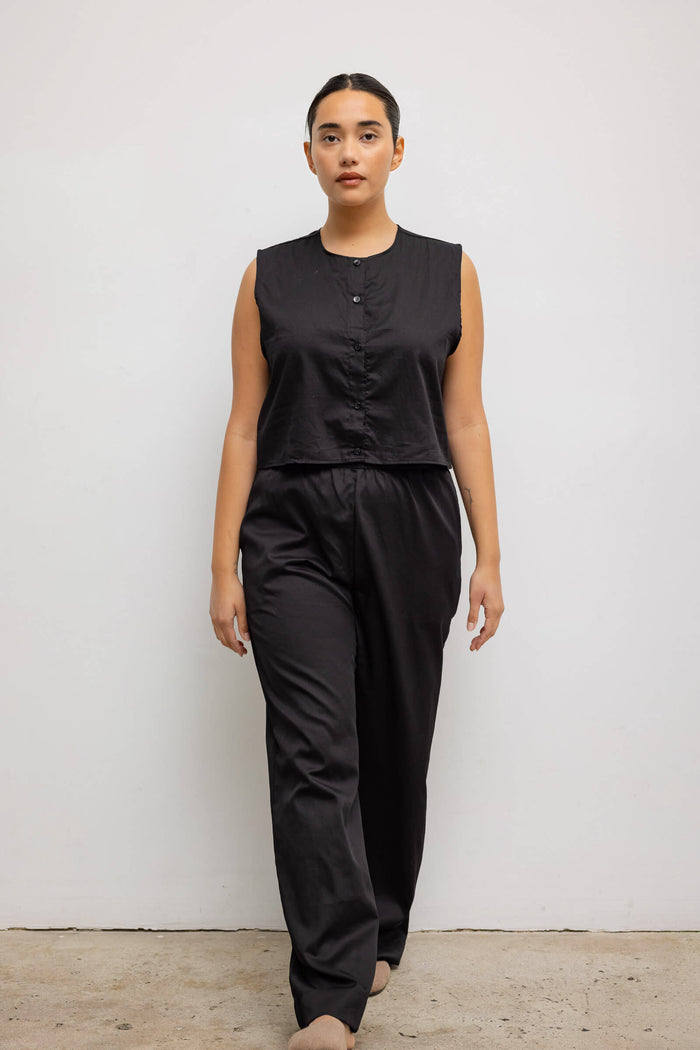 Leset Yoko Crewneck Vest Regular Price $140 USD