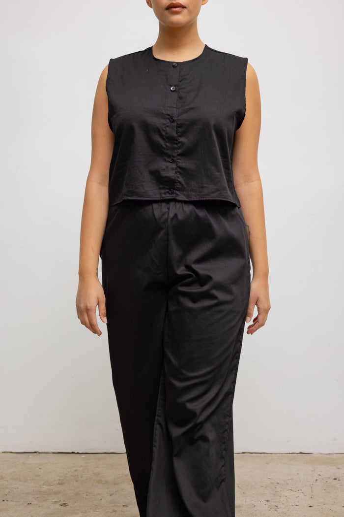 Leset Yoko Crewneck Vest Regular Price $140 USD