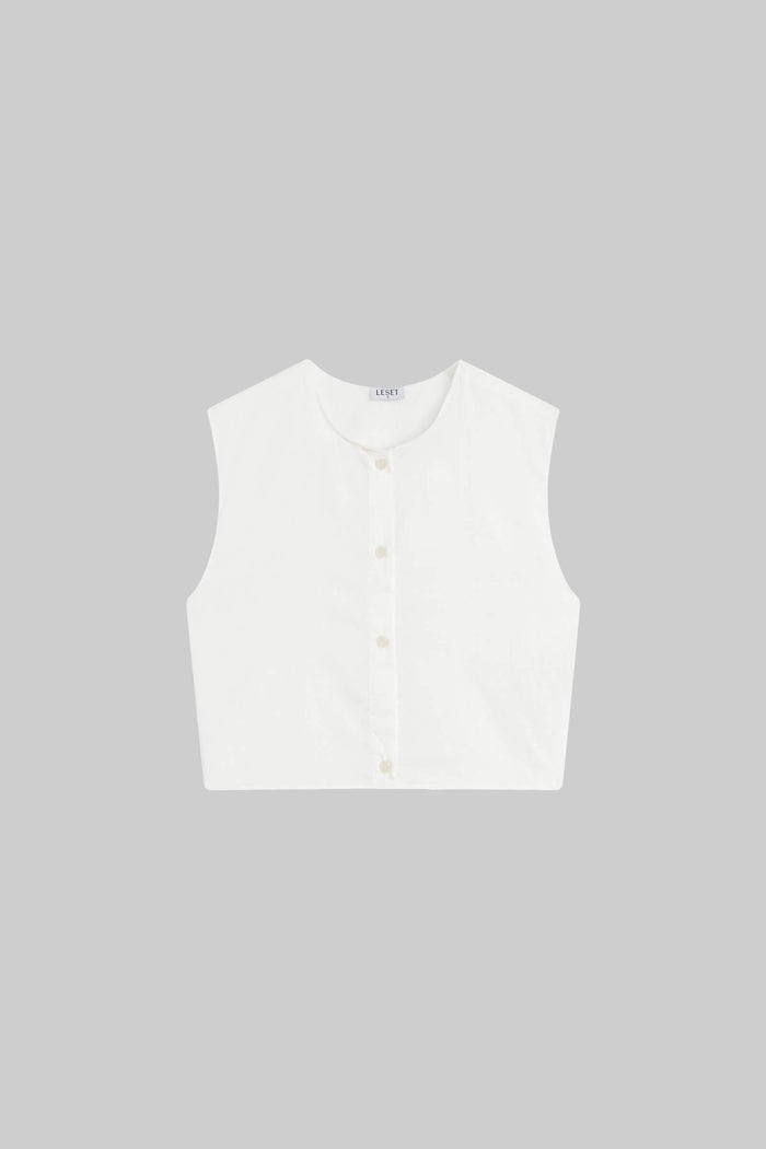 Leset Yoko Crewneck Vest Regular Price $140 USD