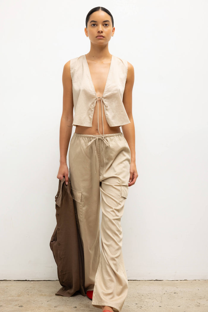 Leset Yoko Tie Top Regular Price $120 USD