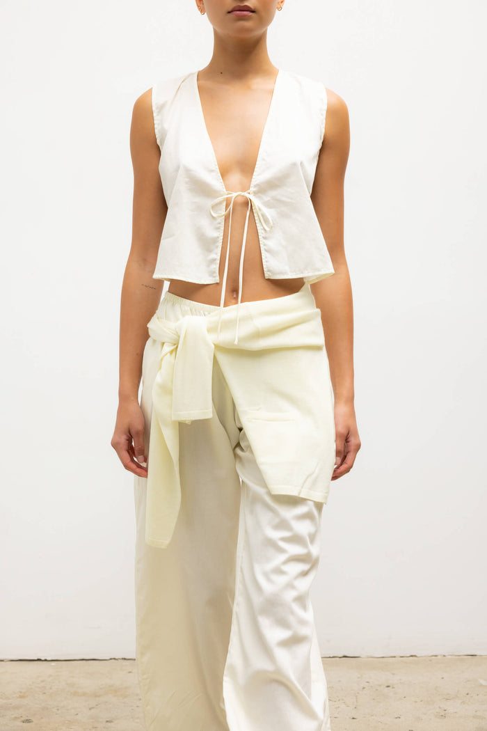 Leset Yoko Tie Top Regular Price $120 USD