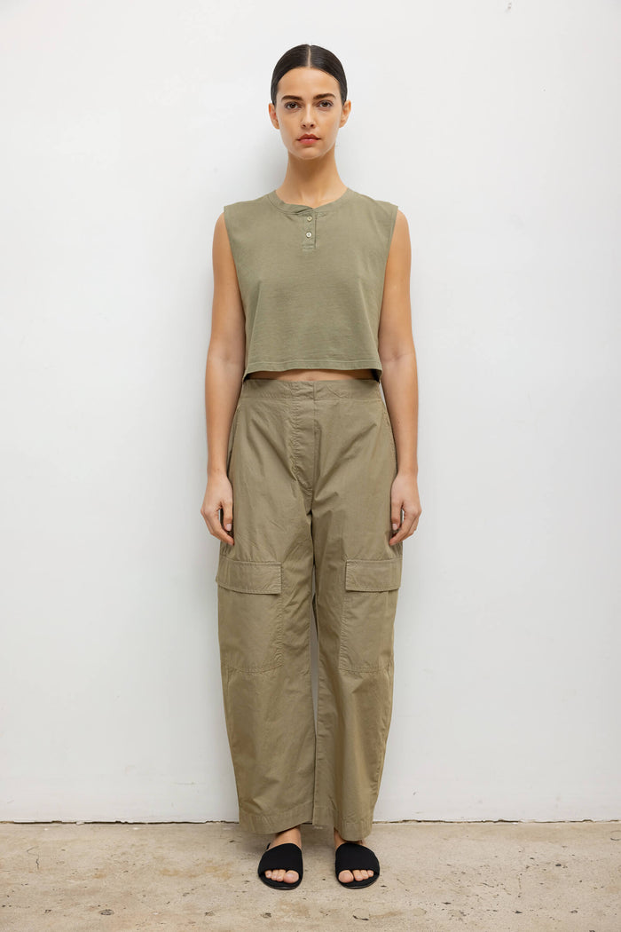 Leset Margo Sleeveless Henley Regular Price $110 USD