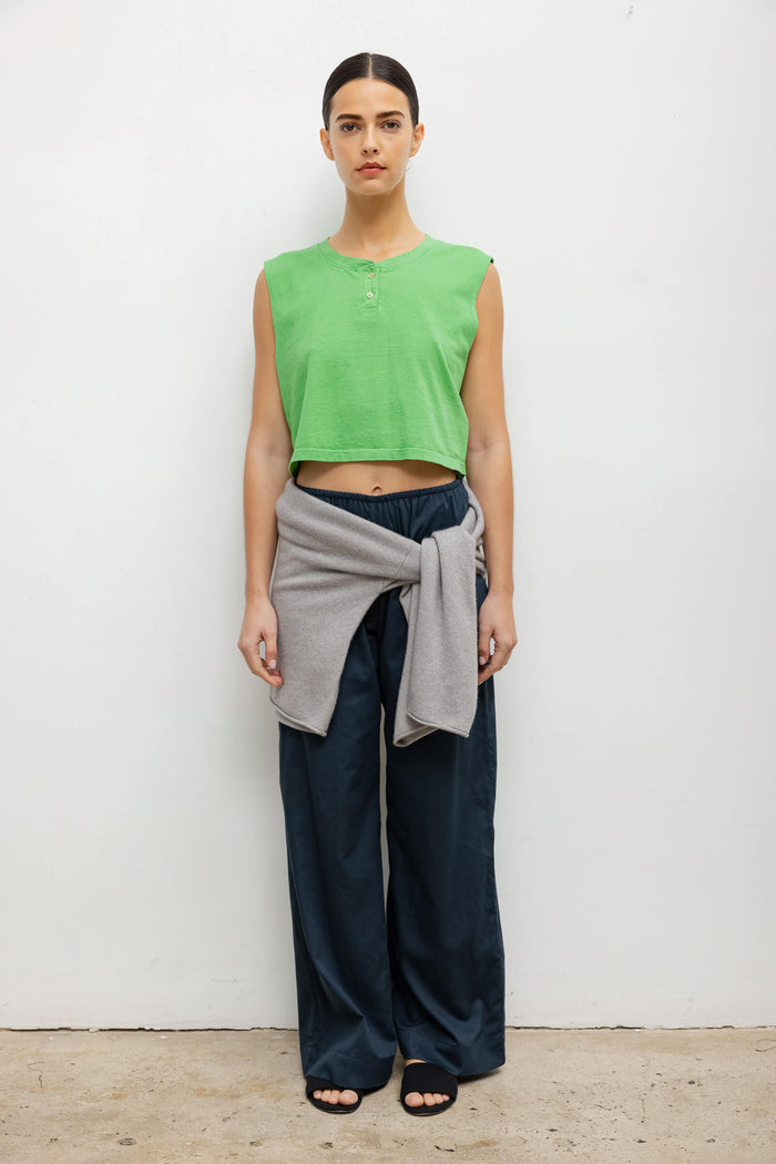 Leset Margo Sleeveless Henley Regular Price $110 USD