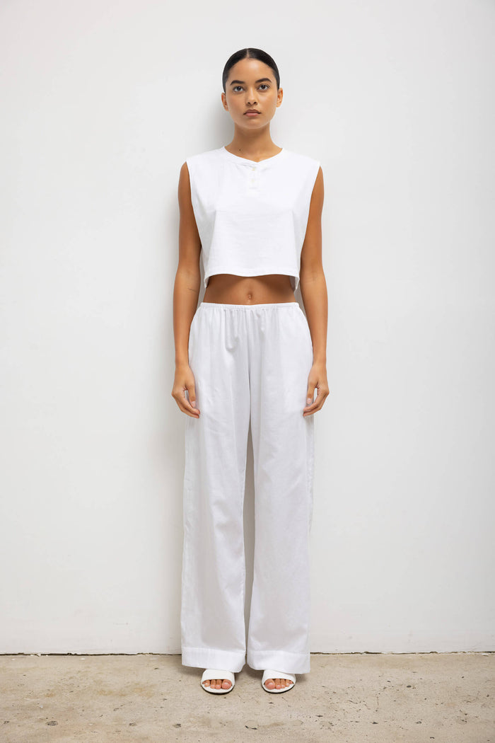 Leset Margo Sleeveless Henley Regular Price $110 USD