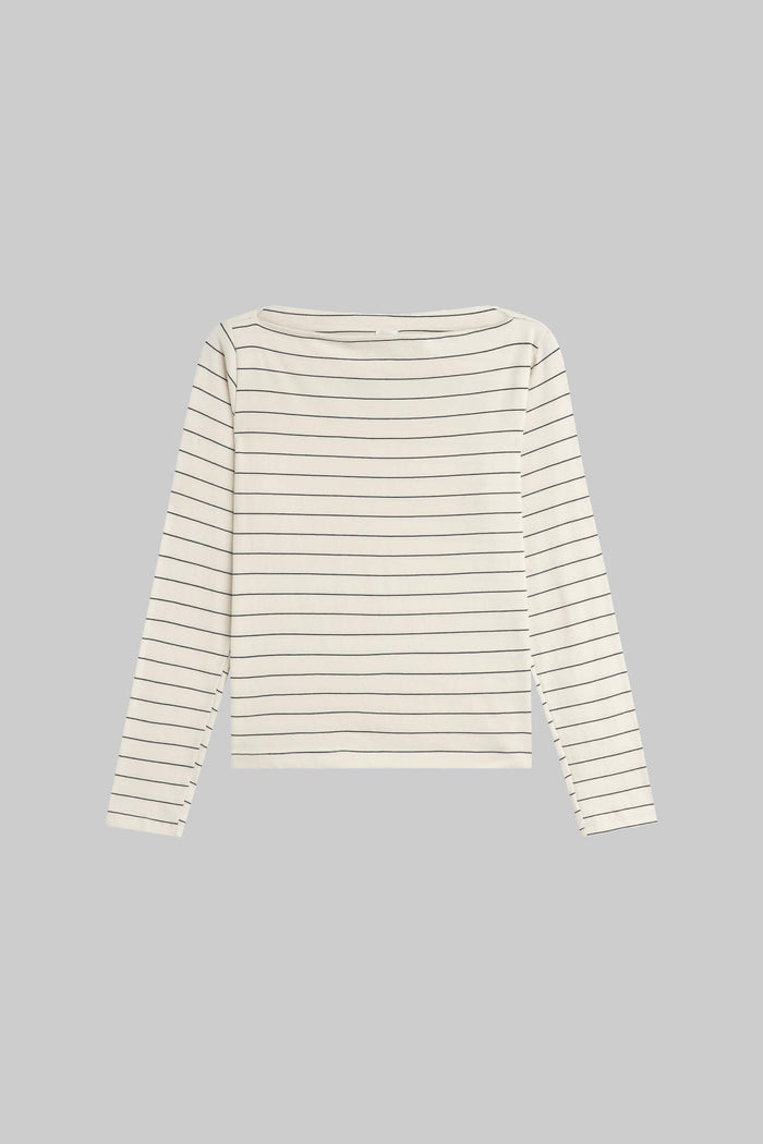 Leset Margo Stripe Long Sleeve Boatneck Regular Price $110 USD