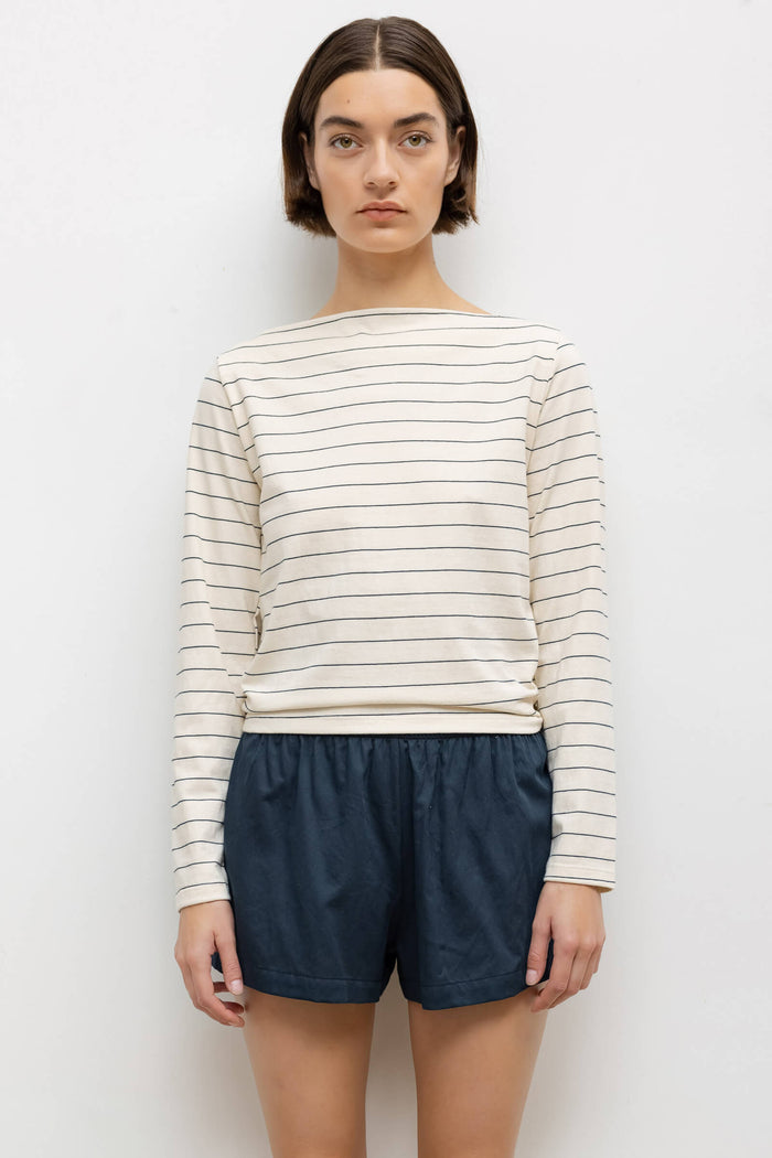 leset Margo Stripe Long Sleeve Boatneck Regular price $110 USD
