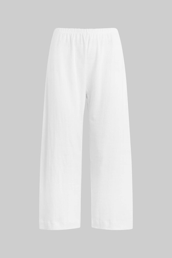 Leset Pointelle Crop Wide Leg Pant Regular Price $120 USD
