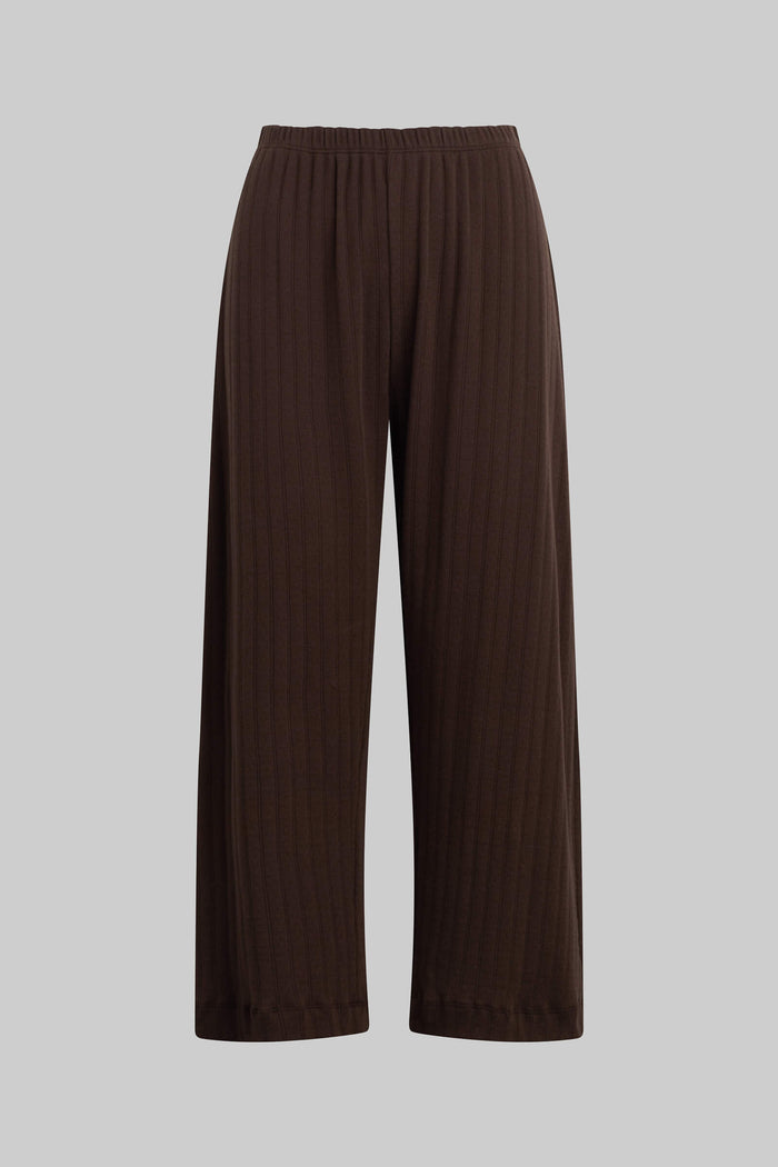 Leset Pointelle Crop Wide Leg Pant Regular Price $120 USD