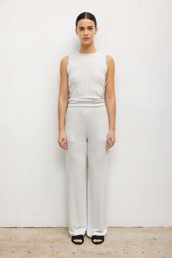 Leset Pointelle Sleeveless Crew Regular Price $88 USD