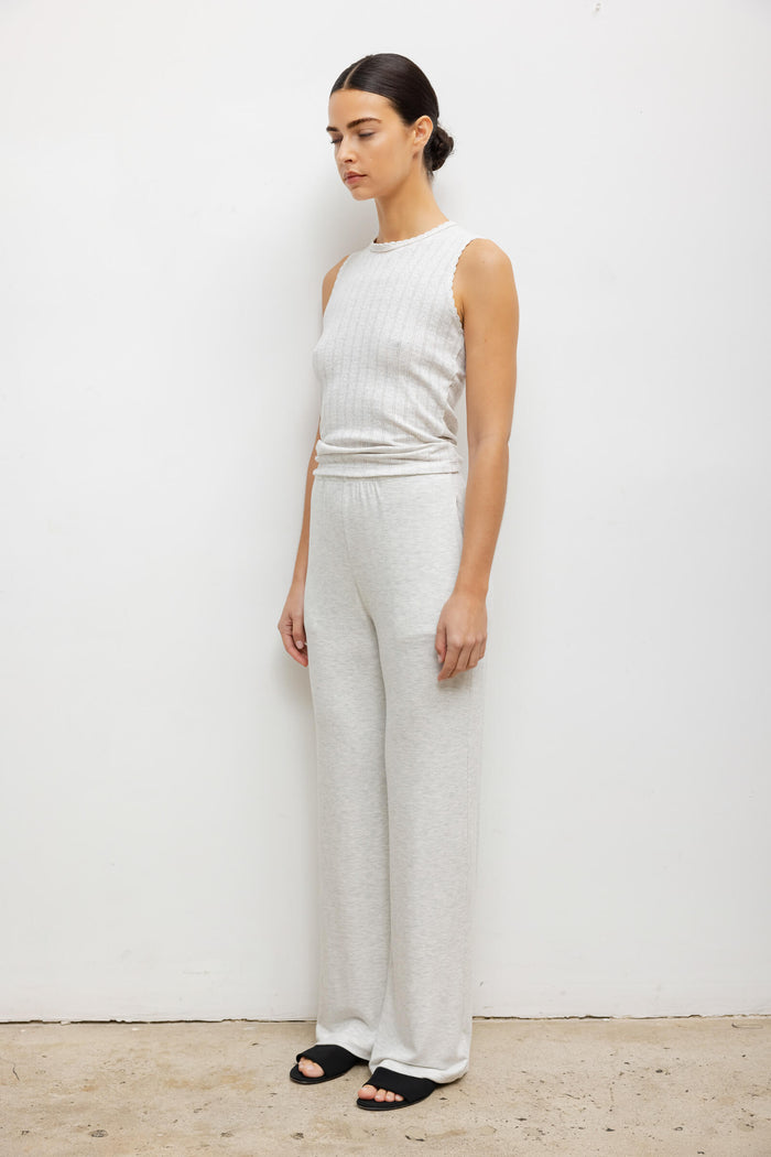 Leset Pointelle Sleeveless Crew Regular Price $88 USD