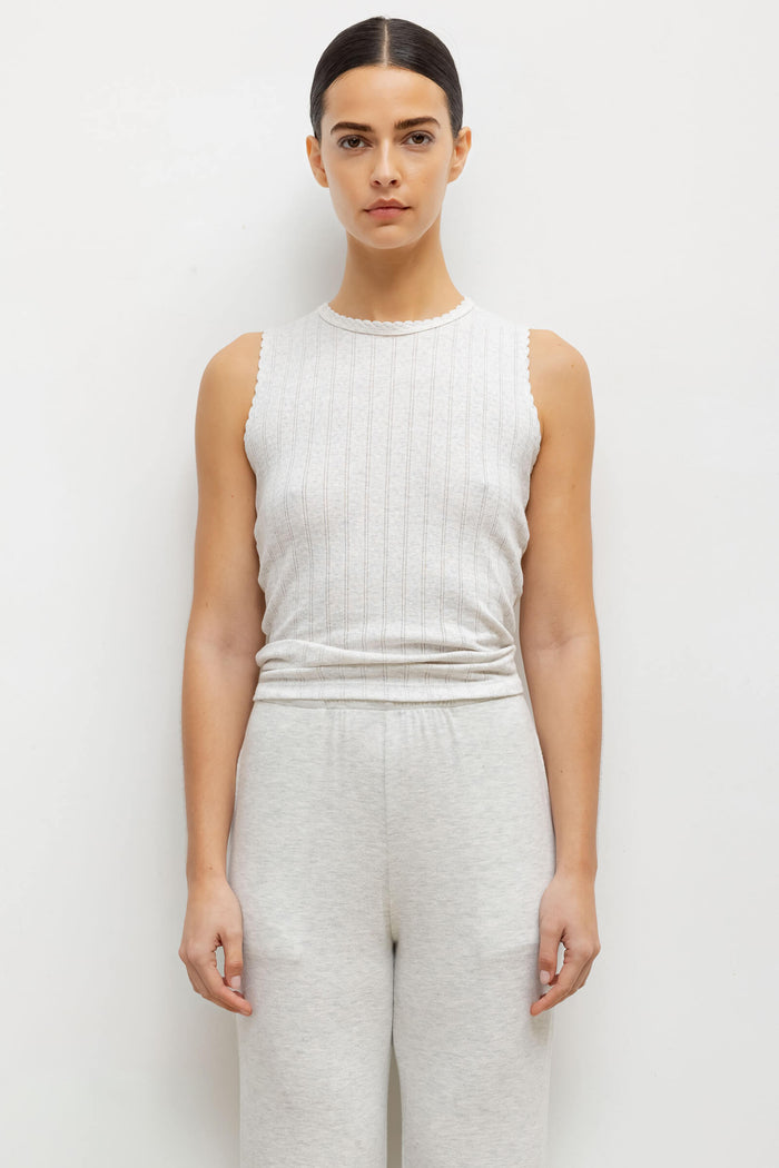 leset Pointelle Sleeveless Crew Regular price $88 USD