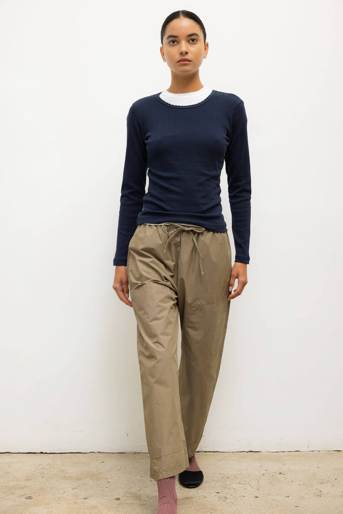 Leset Pointelle Slim Fit Long Sleeve Regular Price $98 USD