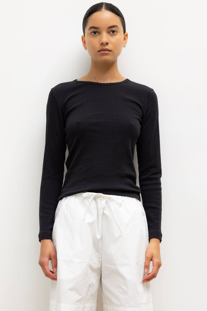 leset Pointelle Slim Fit Long Sleeve Regular price $98 USD