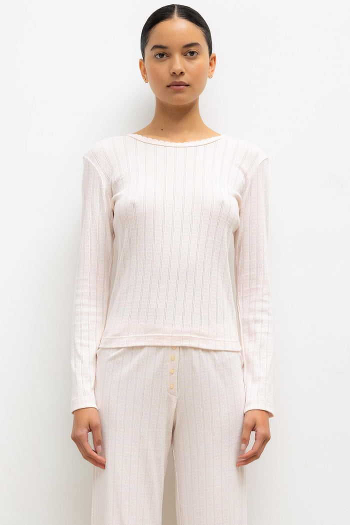 leset Pointelle Slim Fit Long Sleeve Regular price $98 USD