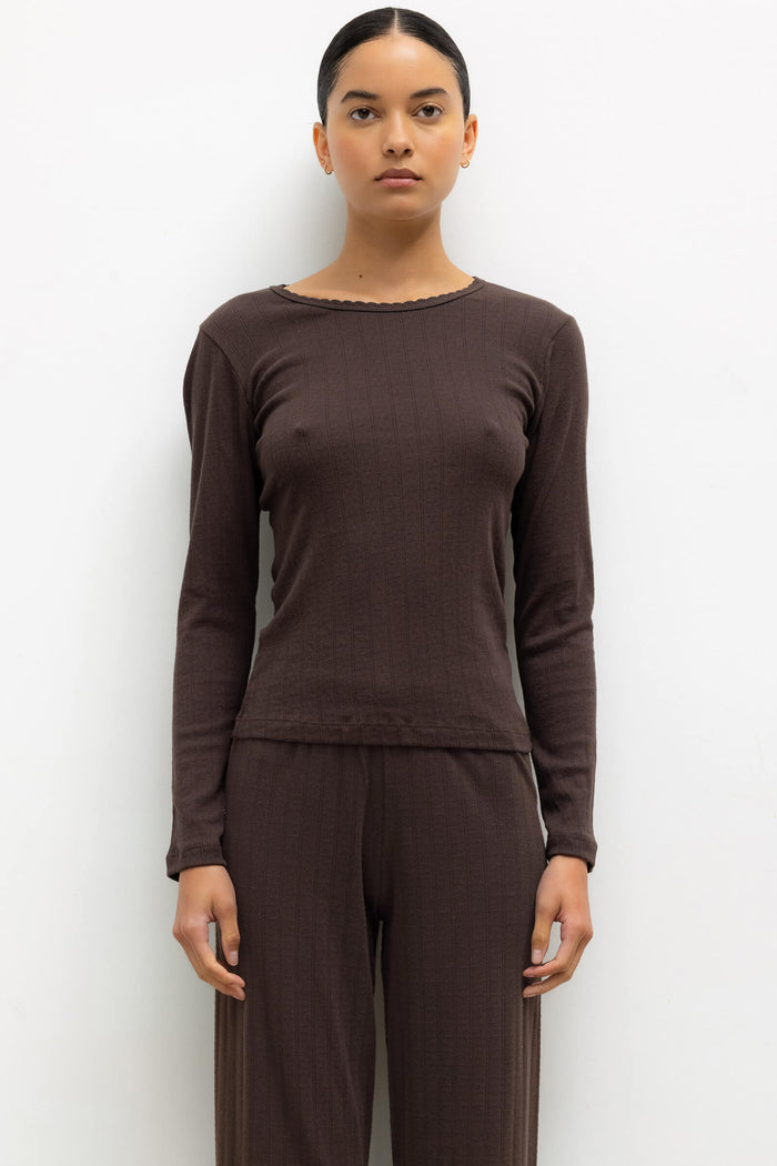 leset Pointelle Slim Fit Long Sleeve Regular price $98 USD