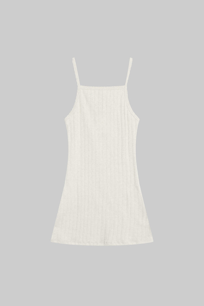 Leset Pointelle Square Neck Mini Dress Regular Price $120 USD