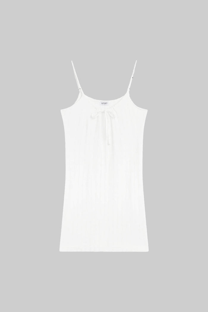 Leset Pointelle Tie Front Dress Regular Price $130 USD