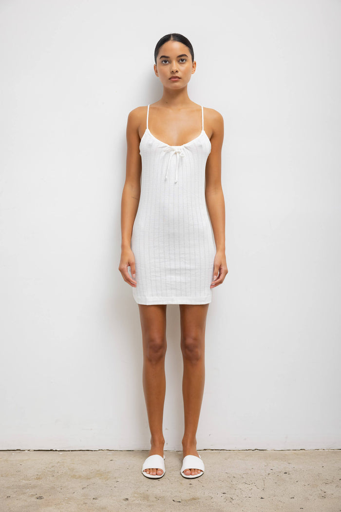 leset Pointelle Tie Front Dress Regular price $130 USD