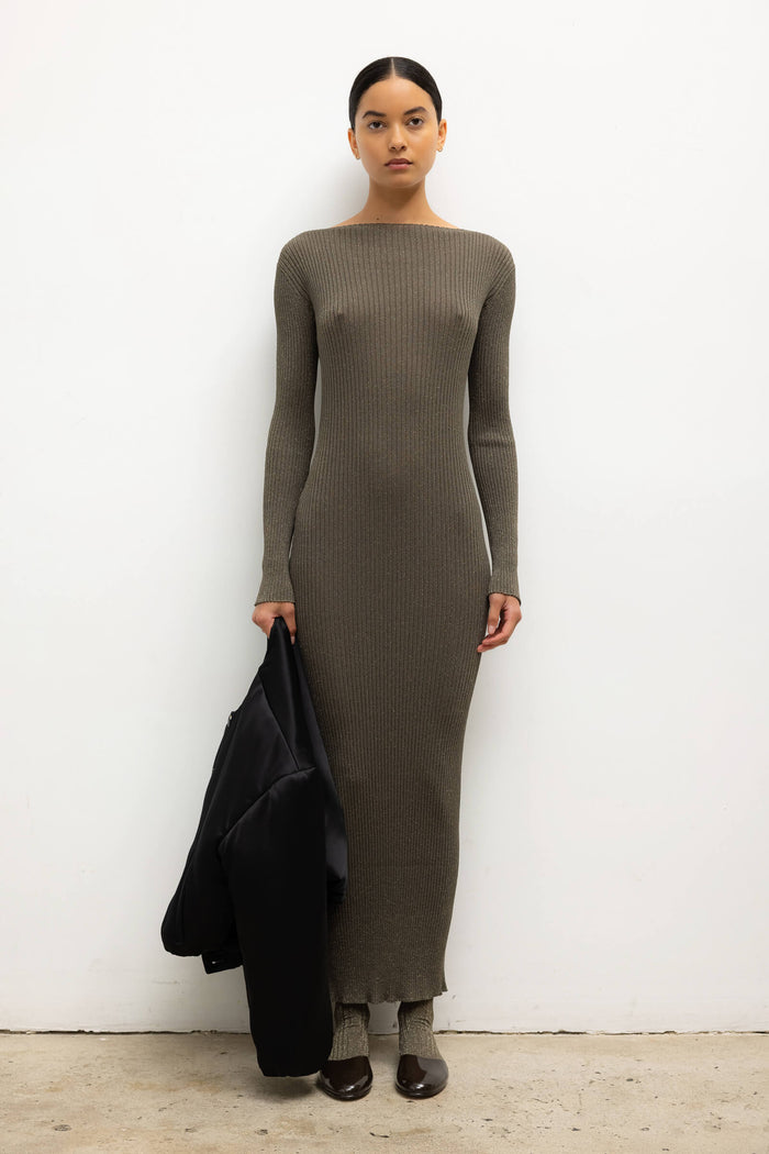 leset Pre-Order: Blake Rib Long Sleeve Maxi Regular price $480 USD