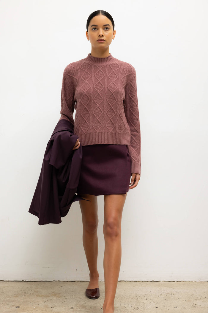 Leset Pre-Order: Noah Wrap Skirt Regular Price $580 USD