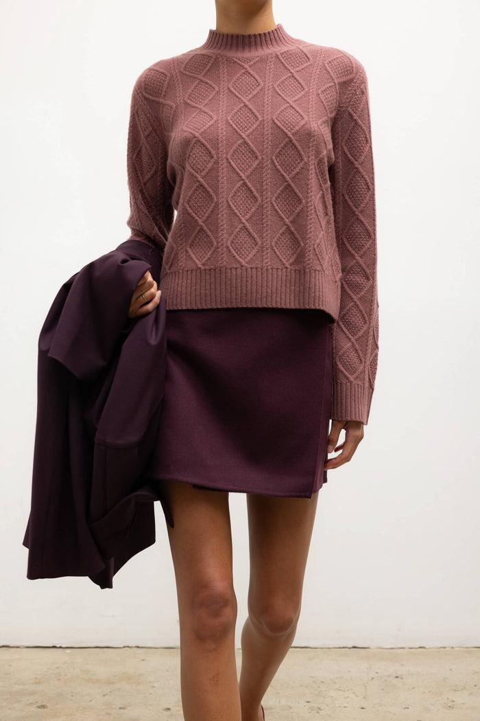 Leset Pre-Order: Noah Wrap Skirt Regular Price $580 USD