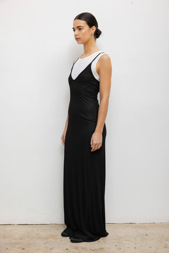 Leset Rozzi V Neck Muscle Maxi Dress Regular Price $320 USD