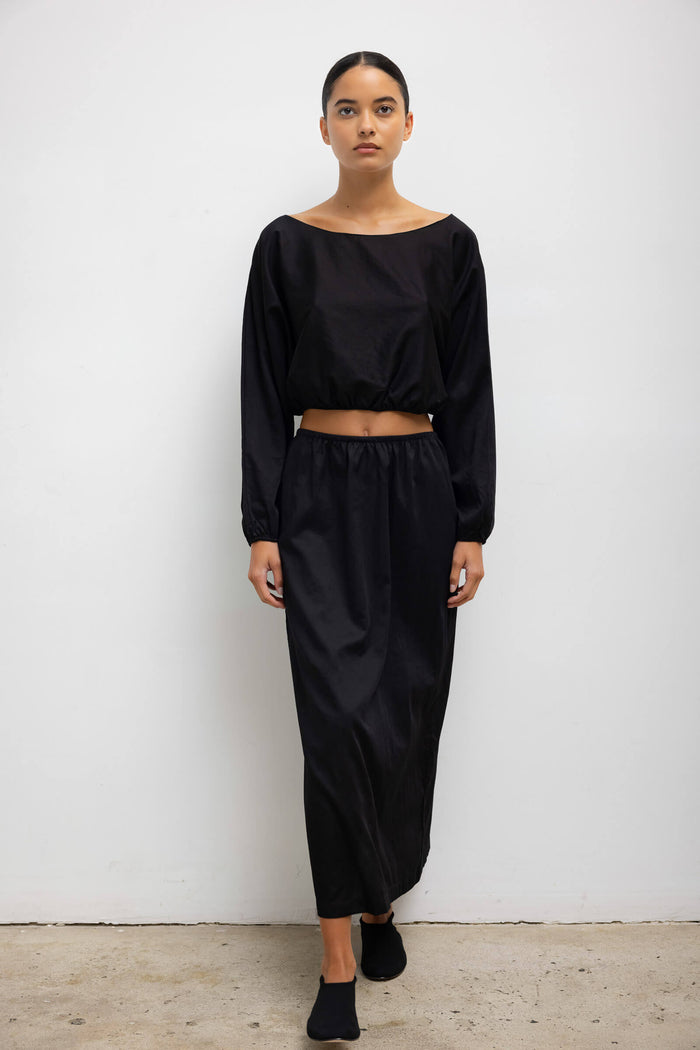 Leset Yoko Long Sleeve Blouson Top Regular Price $190 USD