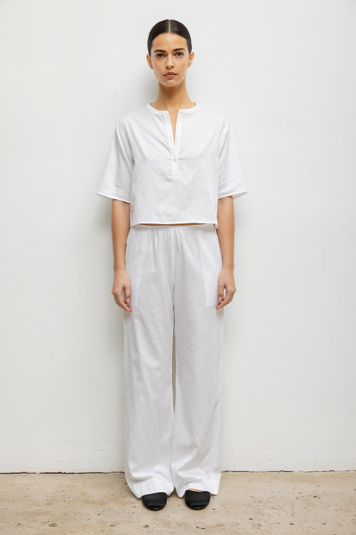 Leset Yoko Short Sleeve Henley Regular Price $180 USD