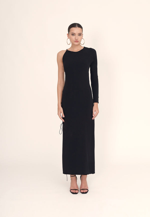 Leslie Amon Allegra Maxi Dress - Black