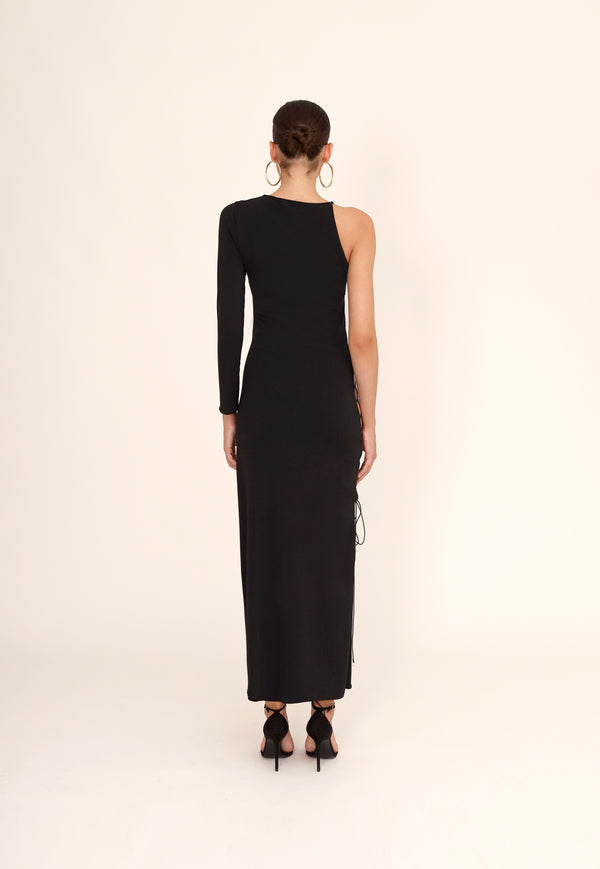 Leslie Amon Allegra Maxi Dress - Black