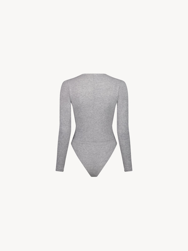 Leslie Amon Amanda Bodysuit - Grey