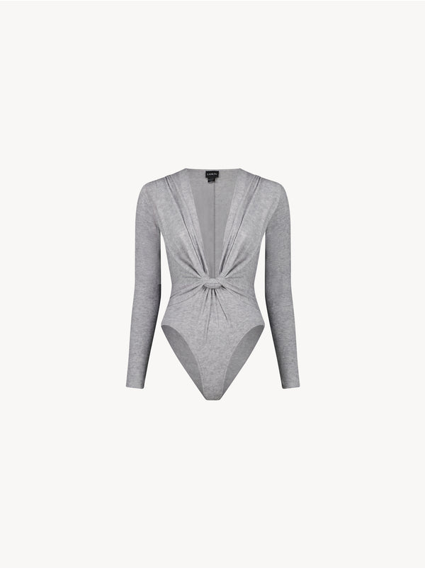 leslie amon Amanda bodysuit - Grey