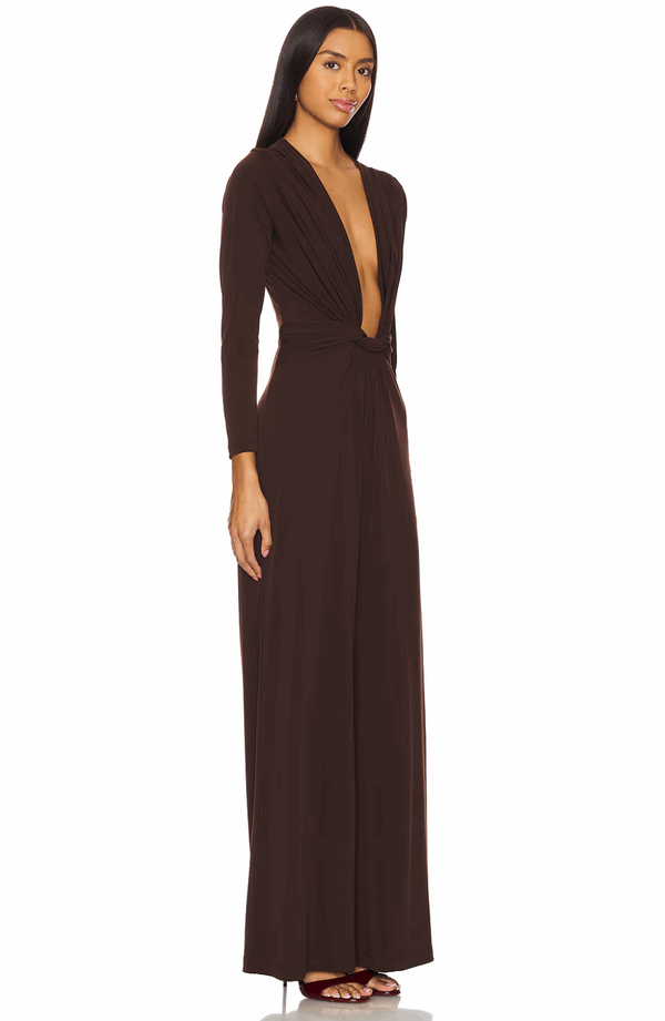 Leslie Amon Amanda Jumpsuit - Brown
