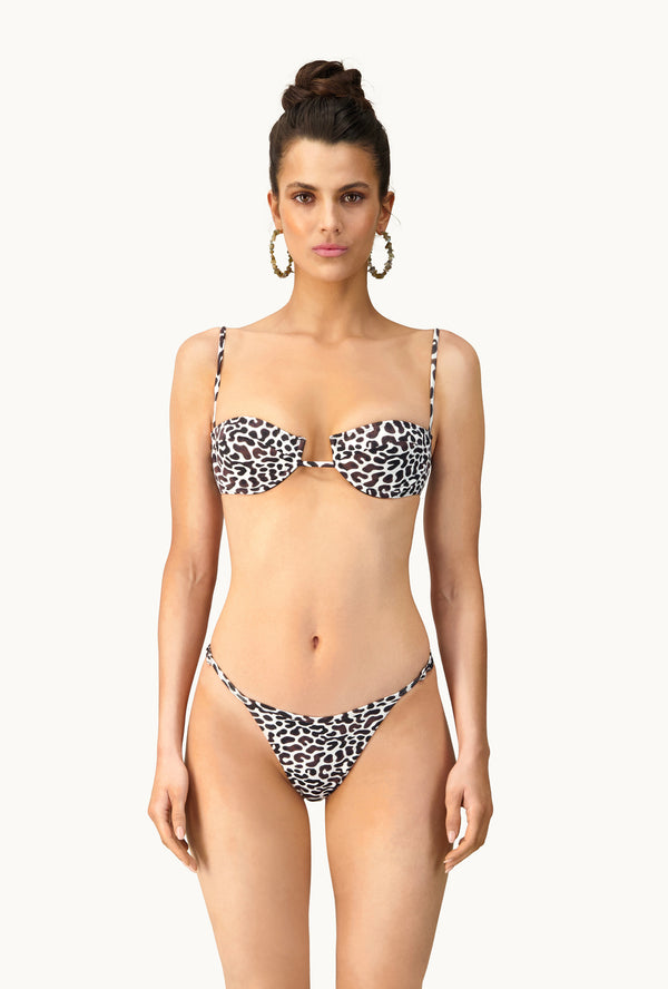 Leslie Amon Brigitte Bikini Bottom - Moray Eel