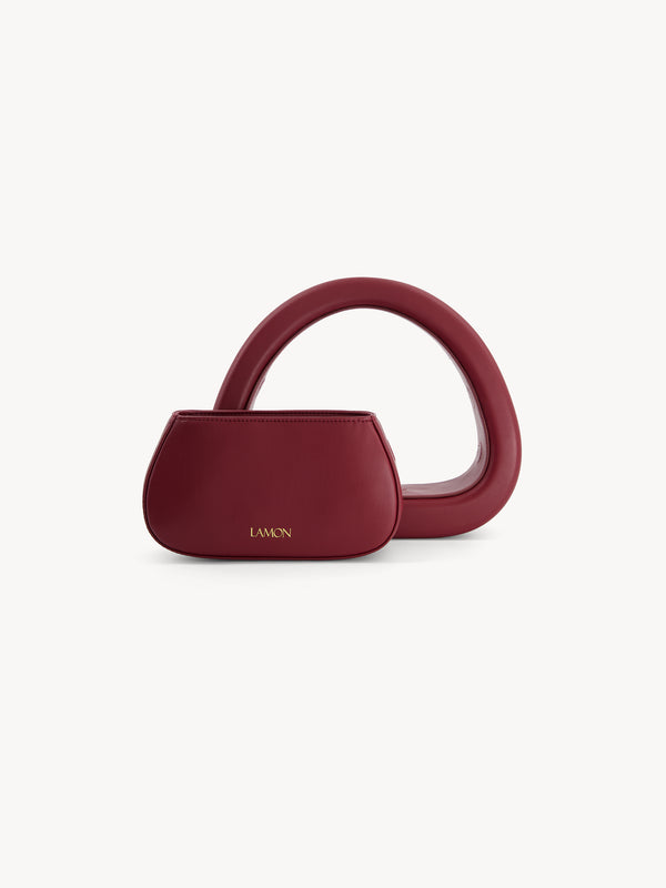 Leslie Amon Click Clack Bag - Burgundy