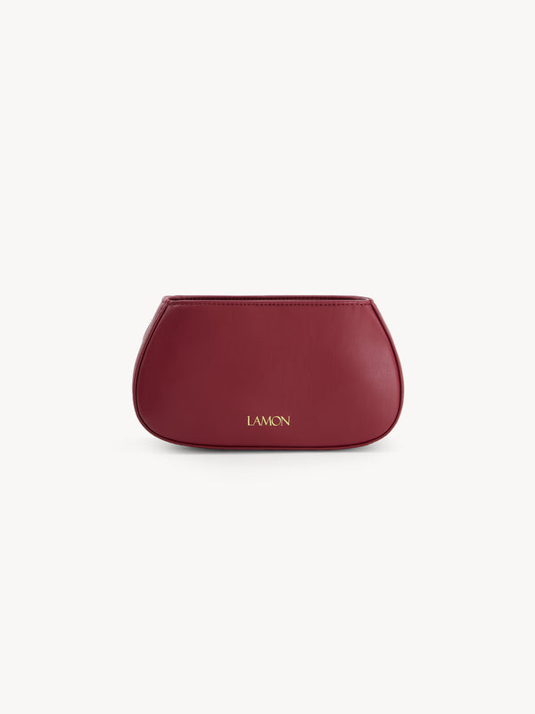 Leslie Amon Click Clack Bag - Burgundy