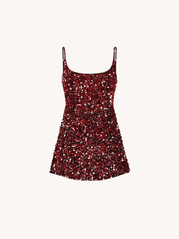 leslie amon Dancing queen mini dress - Red