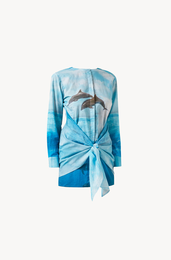 leslie amon Dolphin mini dress