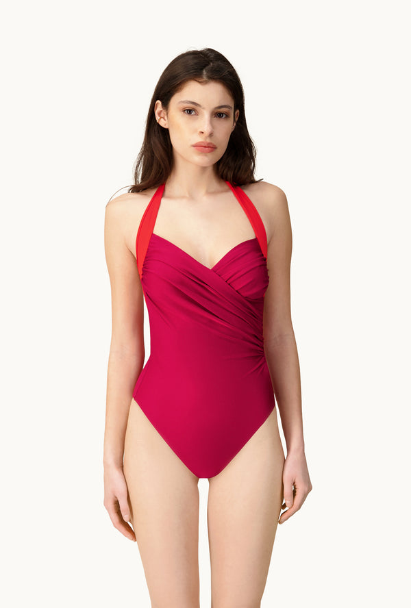 leslie amon Eip one piece - Red