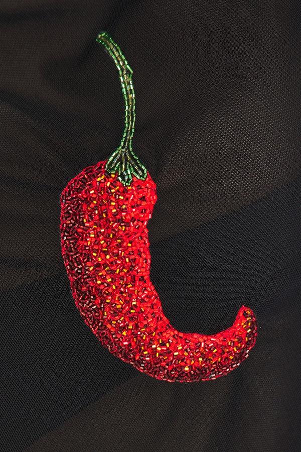 Leslie Amon Galli Mini Dress - Spicy