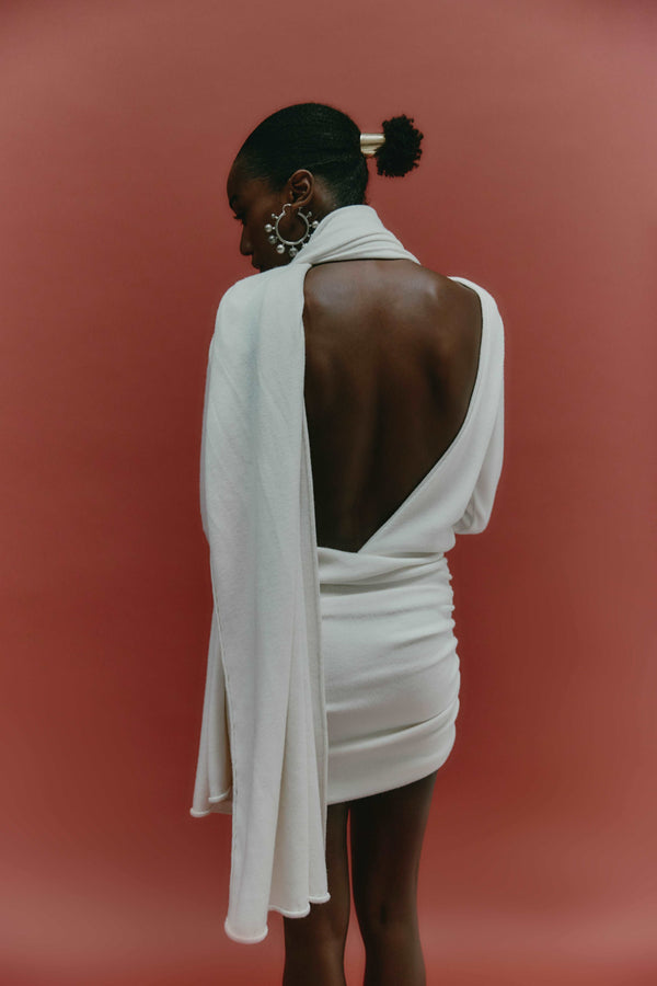 Leslie Amon Gstaad Mini Dress - White