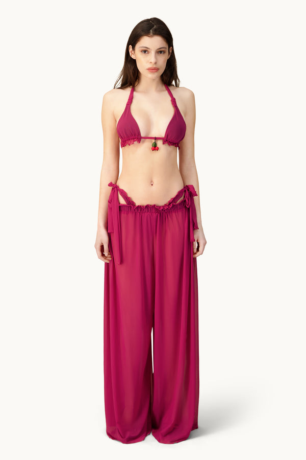 leslie amon Medusa pants - Red